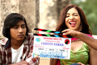 On The Sets Of The Movie Chhote Nawab