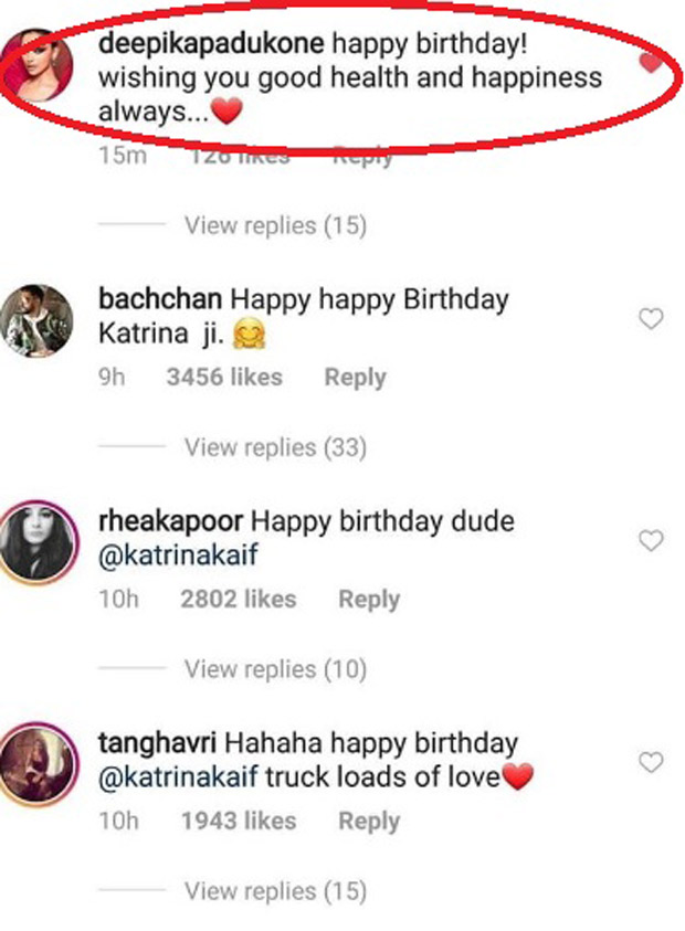 Deepika Padukone SHOCKS the internet with her lovey-dovey birthday wish for Katrina Kaif