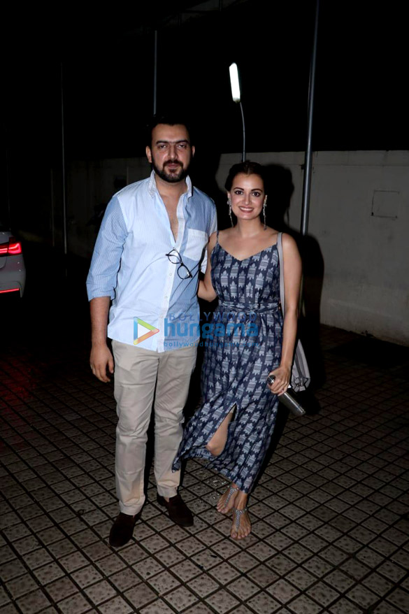 dia mirza and husband sahil sangha spotted at pvr juhu for soorma premiere 4
