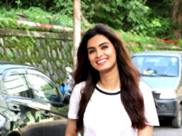 Diana Penty spotted shooting for an ad at Filmcity