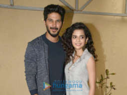 Dulquer Salmaan and Mithila Palkar have an interaction session with female journalists at Novotel, Juhu