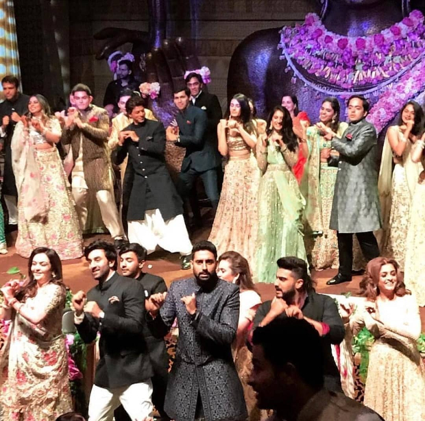 ALL inside pics Shah Rukh Khan, Ranbir Kapoor - Alia Bhatt, Aishwarya Rai Bachchan all under the same roof for Akash-Shloka engagement at the Ambani house!