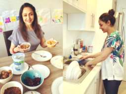 Hema Malini and Esha Deol Takhtani bond over cooking and doing the dishes [see pic]