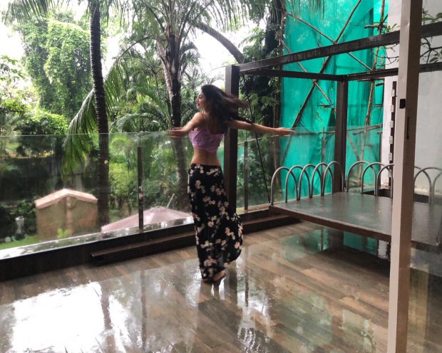 Here’s how Mouni Roy welcomed the rain in her own style! 