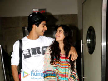 Ishaan Khatter and Janhvi Kapoor promote Dhadak at Big FM radio station