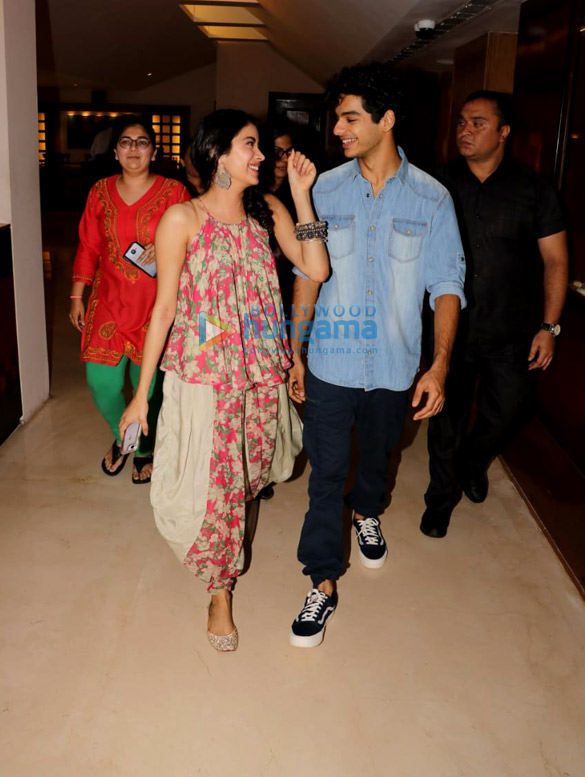 Ishaan Khatter and Janhvi Kapoor promote Dhadak at Sun N Sand hotel