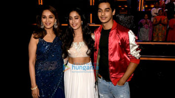 Ishaan Khatter and Janhvi Kapoor snapped on the set of Dance Deewane