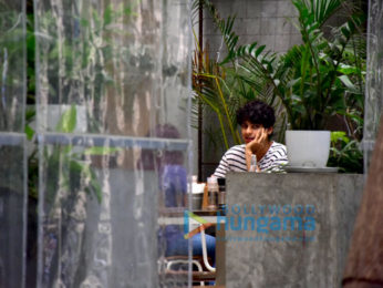 Ishaan Khatter snapped at the Kitchen Garden in Bandra