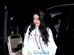 Janhvi Kapoor and Arjun Kapoor spotted at Sonam Kapoor’s residence in Juhu