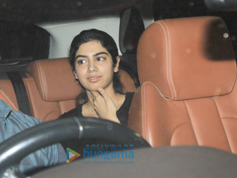 Janhvi Kapoor and Arjun Kapoor spotted at Sonam Kapoor’s residence in Juhu