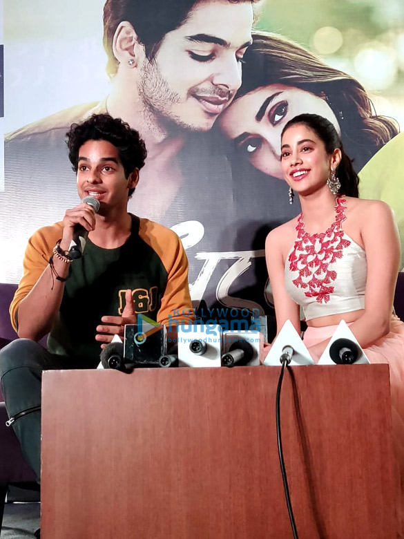 janhvi kapoor and ishaan khatter are all smiles while promoting their film dhadak 1