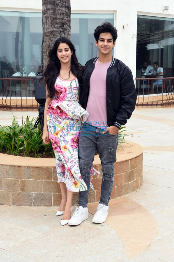 Janhvi Kapoor and Ishaan Khatter snapped during Dhadak promotions