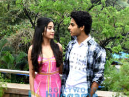 Janhvi Kapoor and Ishaan Khatter snapped during Dhadak promotions