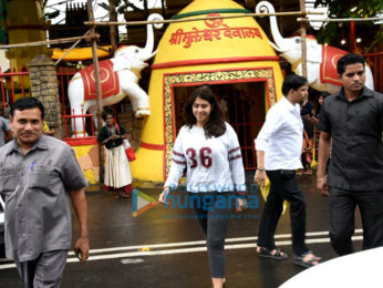 Jeetendra and Ekta Kapoor seek blessings at Shani Temple in Juhu