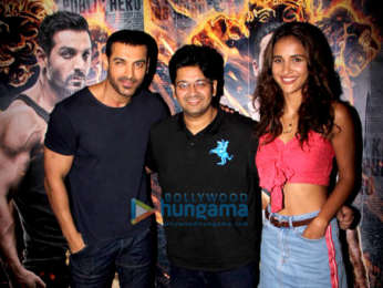 John Abraham and Aisha Sharma kickstart promotions of Satyameva Jayate