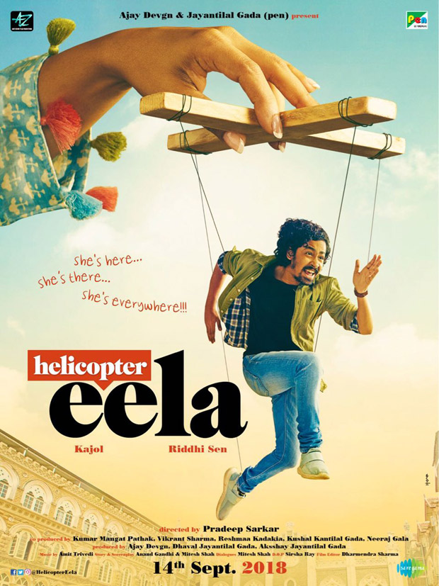 Kajol’s comeback film is titled Helicopter Eela and here’s the FIRST poster of the film