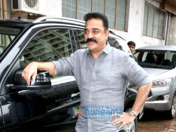 Kamal Haasan and Nora Fatehi snapped at T-Series office in Andheri