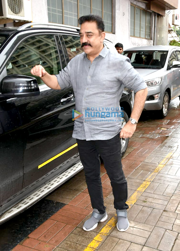 kamal haasan and nora fatehi snapped at t series office in andheri 5