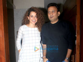 Kangana Ranaut spotted at Kamal Jain's office in Juhu