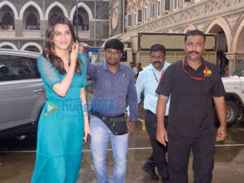 Kriti Sanon snapped arriving at St. Xavier's College for the education New Zealand panel discussion