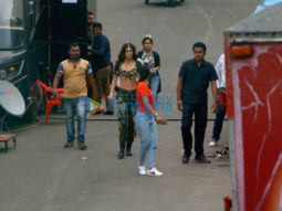 Kriti Sanon snapped at a shoot