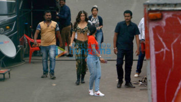 Kriti Sanon snapped at a shoot