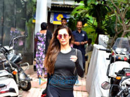 Malaika Arora spotted at the gym in Bandra