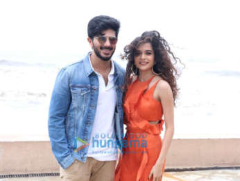 Mithila Palkar and Dulquer Salmaan snapped at Karwaan promotions