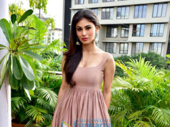 Mouni Roy and Ritesh Sidhwani snapped during media interactions for Gold