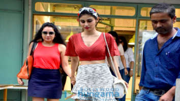 Mouni Roy snapped outside a cafe in Bandra