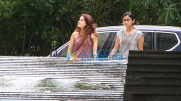 Nushrat Bharucha and Dia Mirza spotted in Bandra