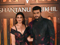 Parineeti Chopra & Arjun Kapoor walk the ramp for Shantanu & Nikhil’s show at Bikaner House, Delhi