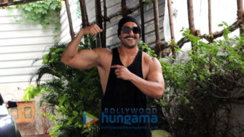Ranveer Singh, Bipasha Basu and Karan Singh Grover snapped outside the gym