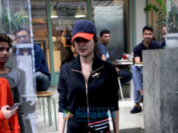 Rhea Chakraborty spotted at the Kitchen Garden