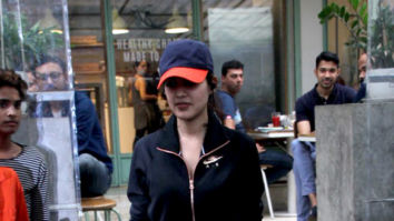 Rhea Chakraborty spotted at the Kitchen Garden