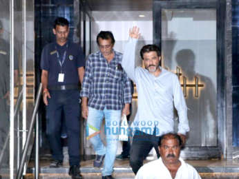 Rhea Kapoor and Anil Kapoor snapped at Indigo in Andheri