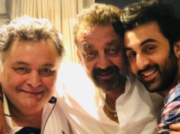 Rishi Kapoor’s mid-air TOAST for Ranbir Kapoor’s Sanju success is every proud parent ever (see picture)
