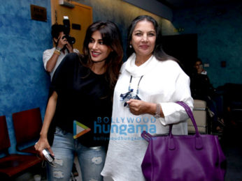 Sachin Tendulkar and Fatima Sana Shaikh snapped attending the screening of 'Soorma'