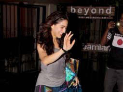 Sara Ali Khan spotted at the gym in Bandra