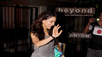 Sara Ali Khan spotted at the gym in Bandra