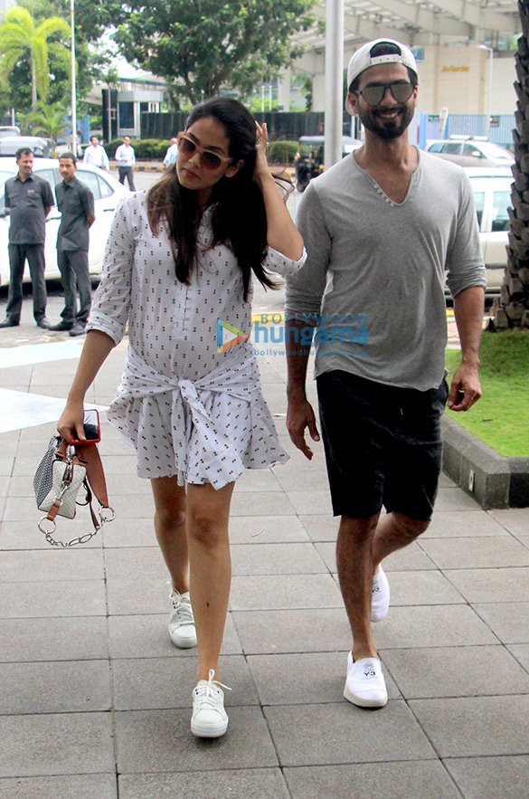 Shahid Kapoor and Mira Rajput spotted at Yauatcha in BKC