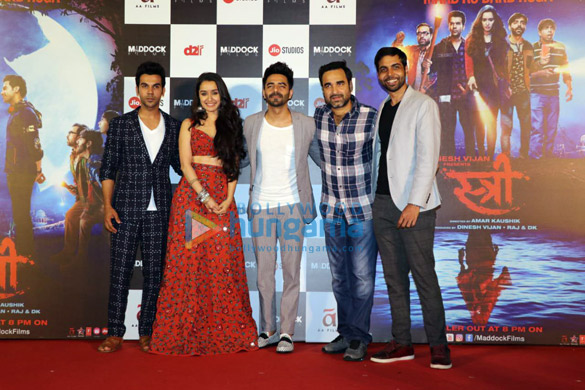 shraddha kapoor and rajkummar rao grace the trailer launch of stree 3