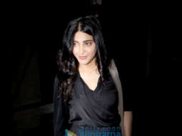 Shruti Haasan snapped outside Shankar Mahadevan’s dubbing studio