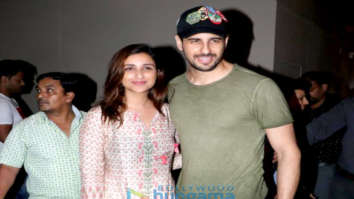 Sidharth Malhotra and Parineeti Chopra snapped after a meeting in Juhu