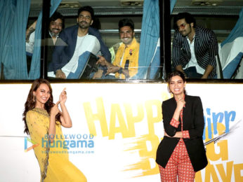 Sonakshi Sinha, Diana Penty and Ali Fazal grace the trailer launch of Happy Phirr Bhag Jayegi