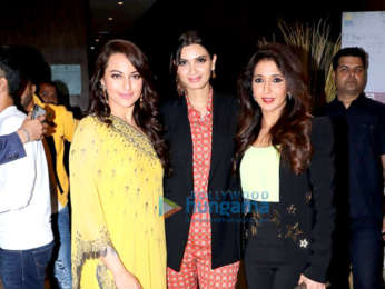 Sonakshi Sinha, Diana Penty and Ali Fazal grace the trailer launch of Happy Phirr Bhag Jayegi