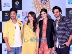 Sonakshi Sinha, Diana Penty and Ali Fazal grace the trailer launch of Happy Phirr Bhag Jayegi