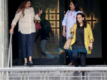 Sunita Kapoor and Mallika Sherawat snapped at Indigo Delicatessen in Andheri