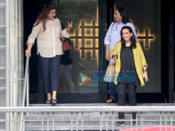 Sunita Kapoor and Mallika Sherawat snapped at Indigo Delicatessen in Andheri