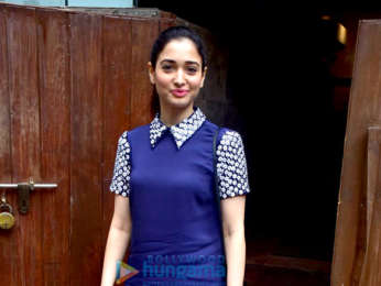 Tamannaah Bhatia snapped at Indigo Delicatessen in Bandra
